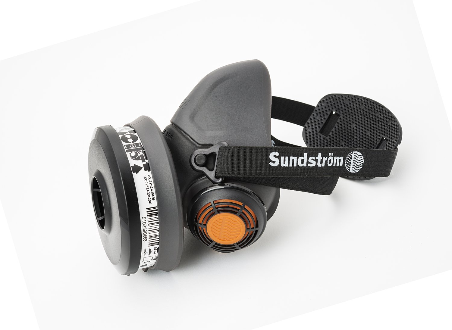 Sundström Atemschutz Halbmaske Filter SR 900 NEU, M (mittel) zu 98% richtig, Grau