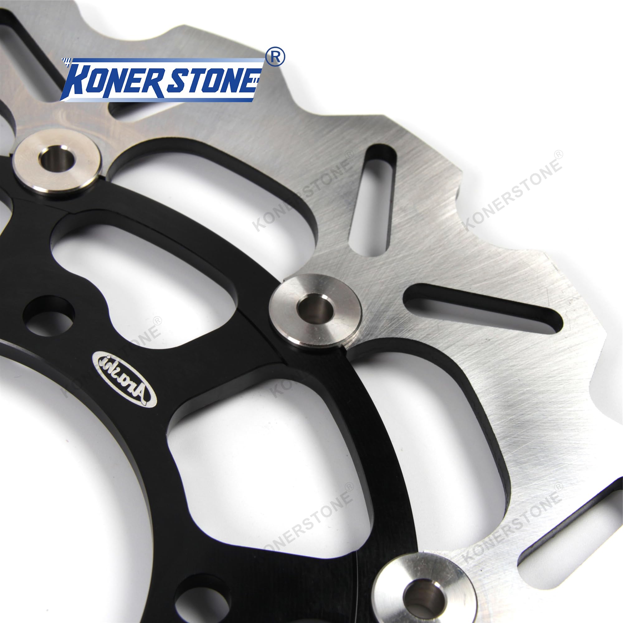 Discos de freno delanteros para Suzuki GSX R 750 600 2006 2007 K6 K7 GSXR 750 GSX R 600 Accesorios GSXR 600 GSX 600R Negro GSXR1000 GSX R1000 2005-2008 K5 K6 K7 K8