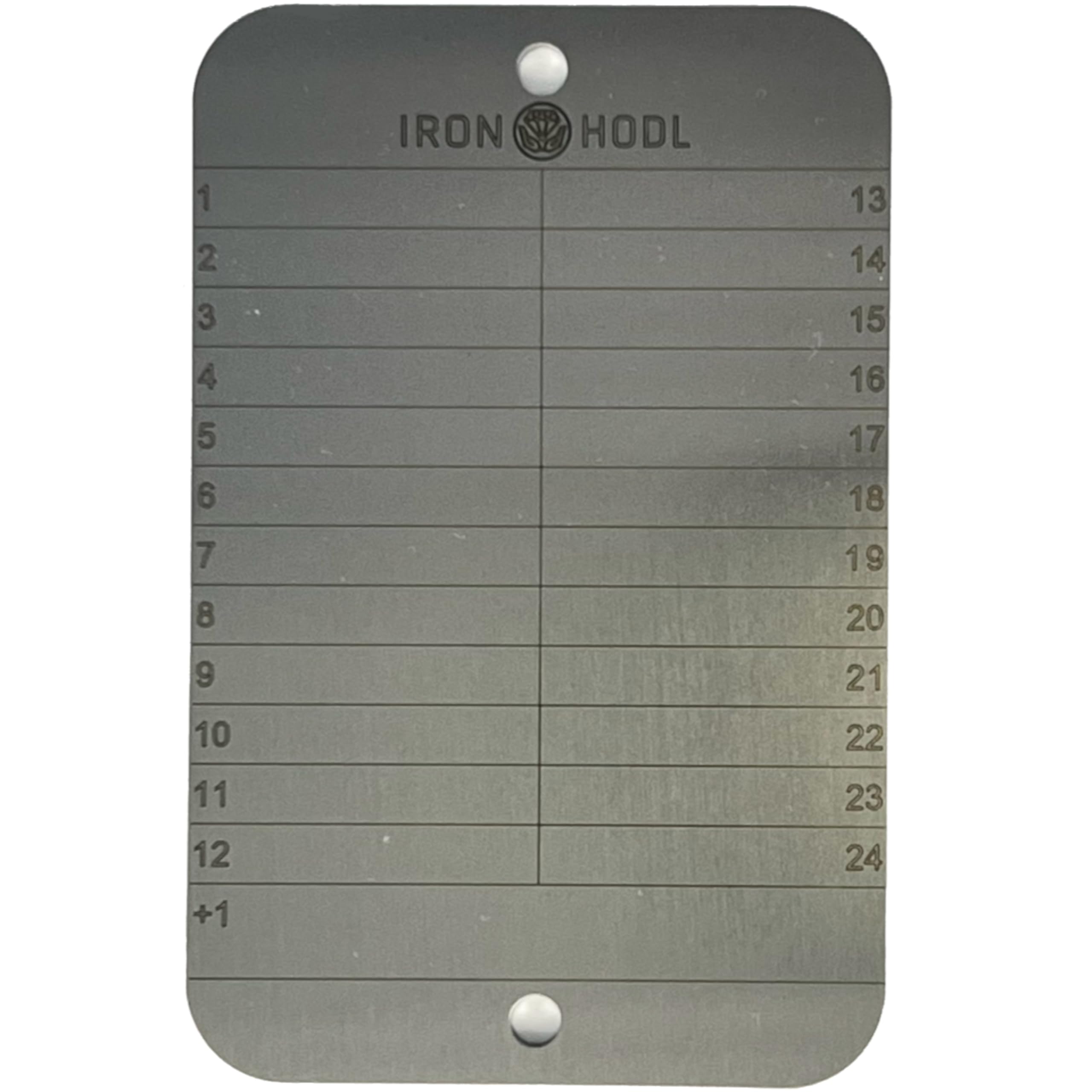 IRON HODL Steel Wallet 24+1 Single Recovery Seed Phrase Metal Plate Cold Wallet  Crypto Bitcoin Wallet Hardware Wallet Crypto Steel Wallet Crypto Wallet  Bitcoin Keep Safe : Amazon.ie