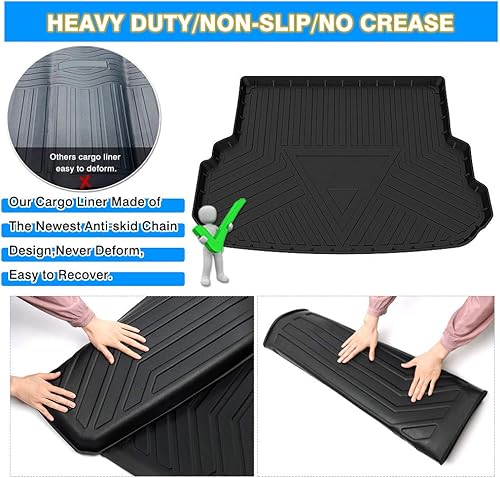 Miniatura 131 de Revestimiento de carga para Toyota RAV4 2013-2018 (sin modelos eléctricos o híbridos) para todo tipo de clima, para accesorios RAV4 resistentes