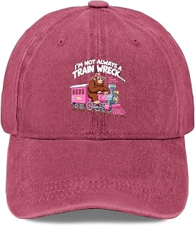 I'm Not Always A Train Wreck Gorilla Hat Women Funny Baseball Hats Funny Birthday Gifts for Men