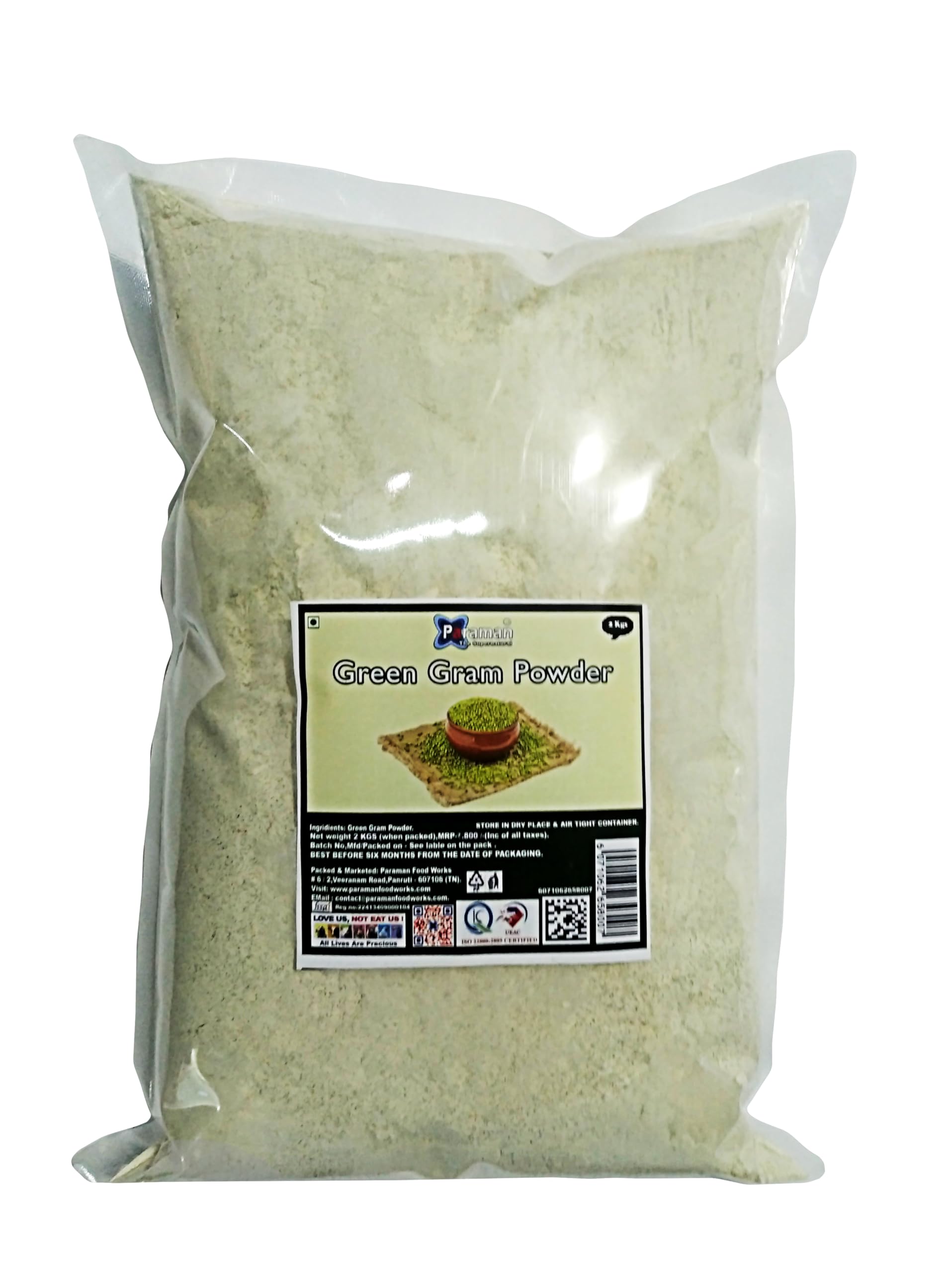 Green Gram Flour/Green Moong Dal Powder (2000 g) (B09RVTN1X9) Amazon Price History, Amazon Price Tracker