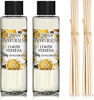Vista 46 de Urban Naturals Recambio de difusor de varillas de aceite de eucalipto y salvia y varillas Eucalipto, salvia, menta, lima y madera de cedro, 4