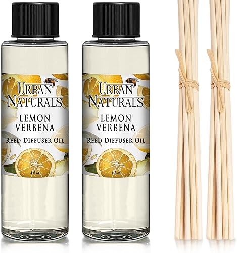 Miniatura 46 de Urban Naturals Citrus Bliss - Recambio de aceite de difusor de caña perfumada con mandarina y pomelo + varillas de repuesto | Aroma cítrico fresco y