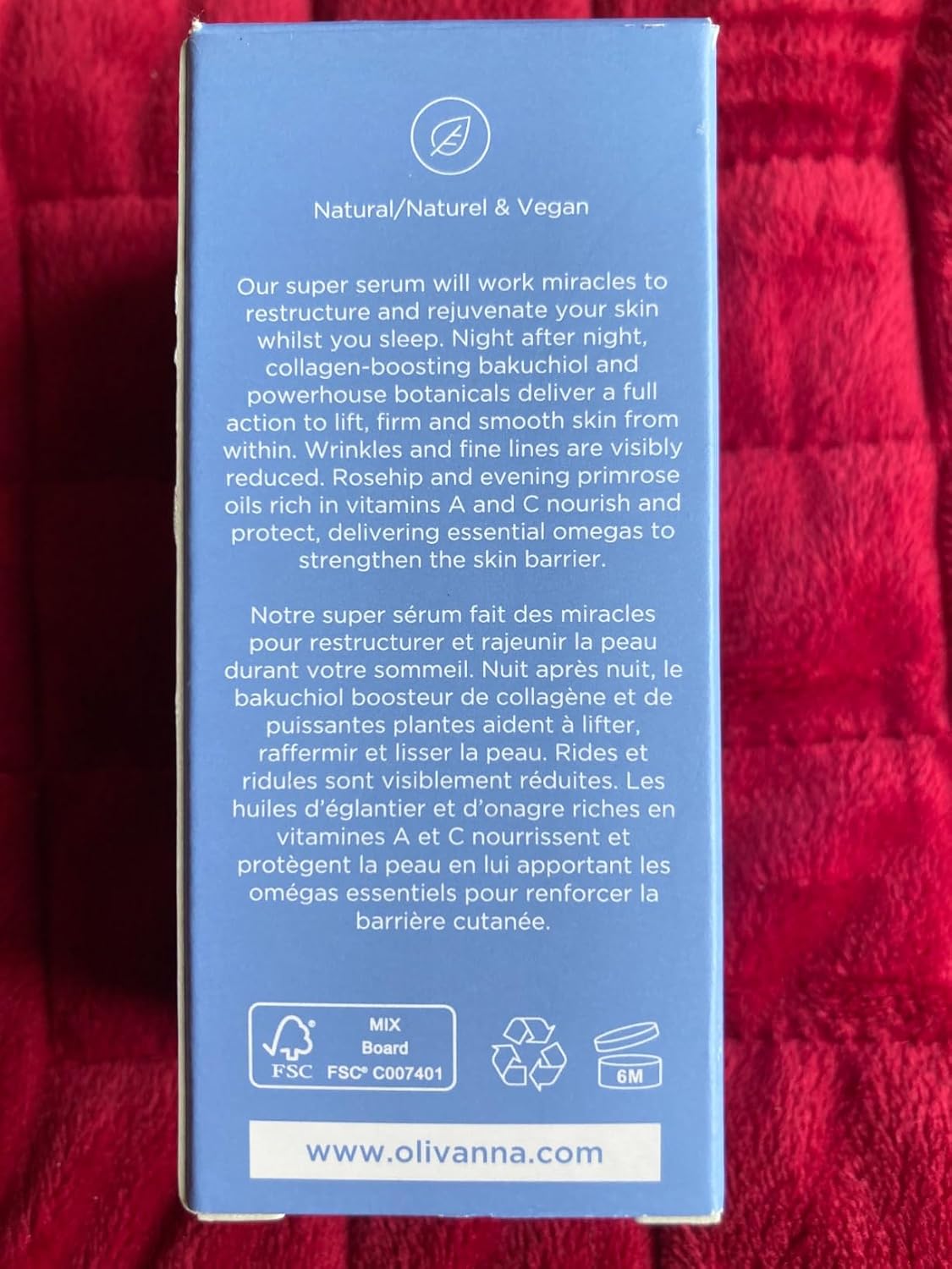 Olivanna Bakuchiol Miracle Night Serum - Retinol Serum for Face - Restores Luminosity, Firms, Plumps and Hydrates Skin - Facial Moisturizer - 1 oz