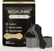 Nose Strips for Snoring 30 Count, Increase Airflow for Better Sleep, Sports Performance, Hypoallergenic Latex Free Nose Strip, Nose Strips for Sleeping, Running and
