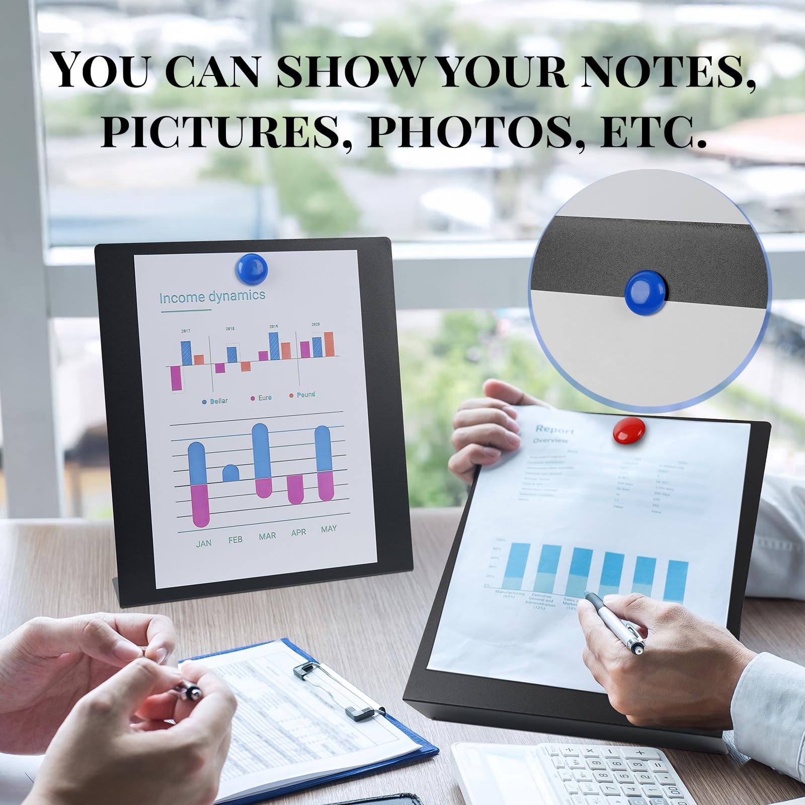 Magnetic Bulletin Board With Tand Mini Magnetic Memo Board Magnet 5 thumbnail image