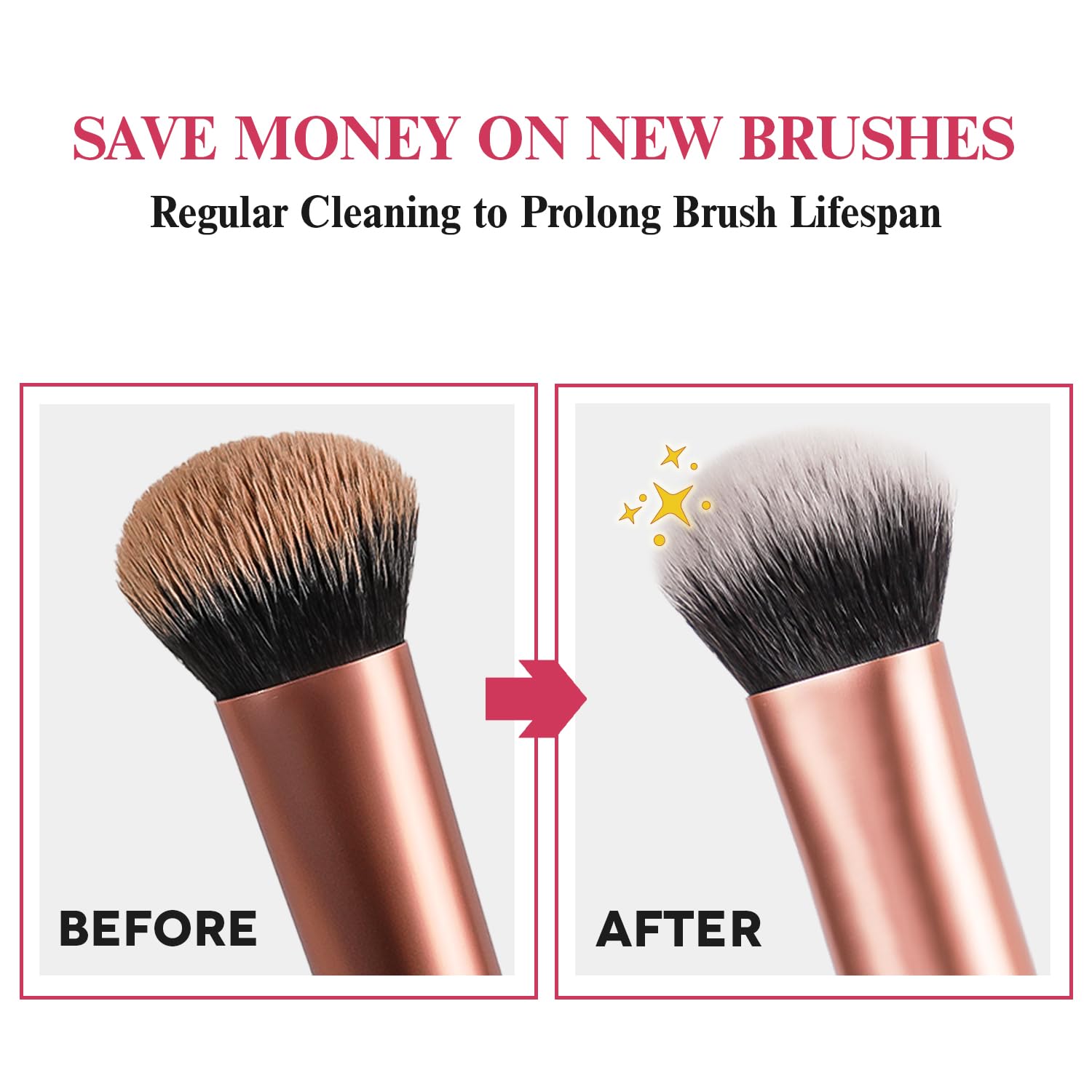 Make Up Brush Cleaner Machine, Strong Friction for Deep Cleaning Inside Makeup Brushes Bristles - Image 4