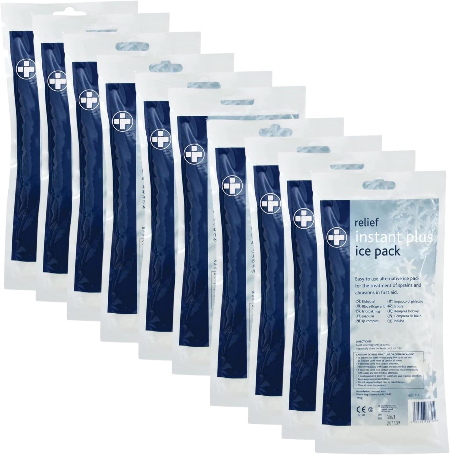 Reliance Medical 150 g Relief Plus Instant Ice - Pack of 10