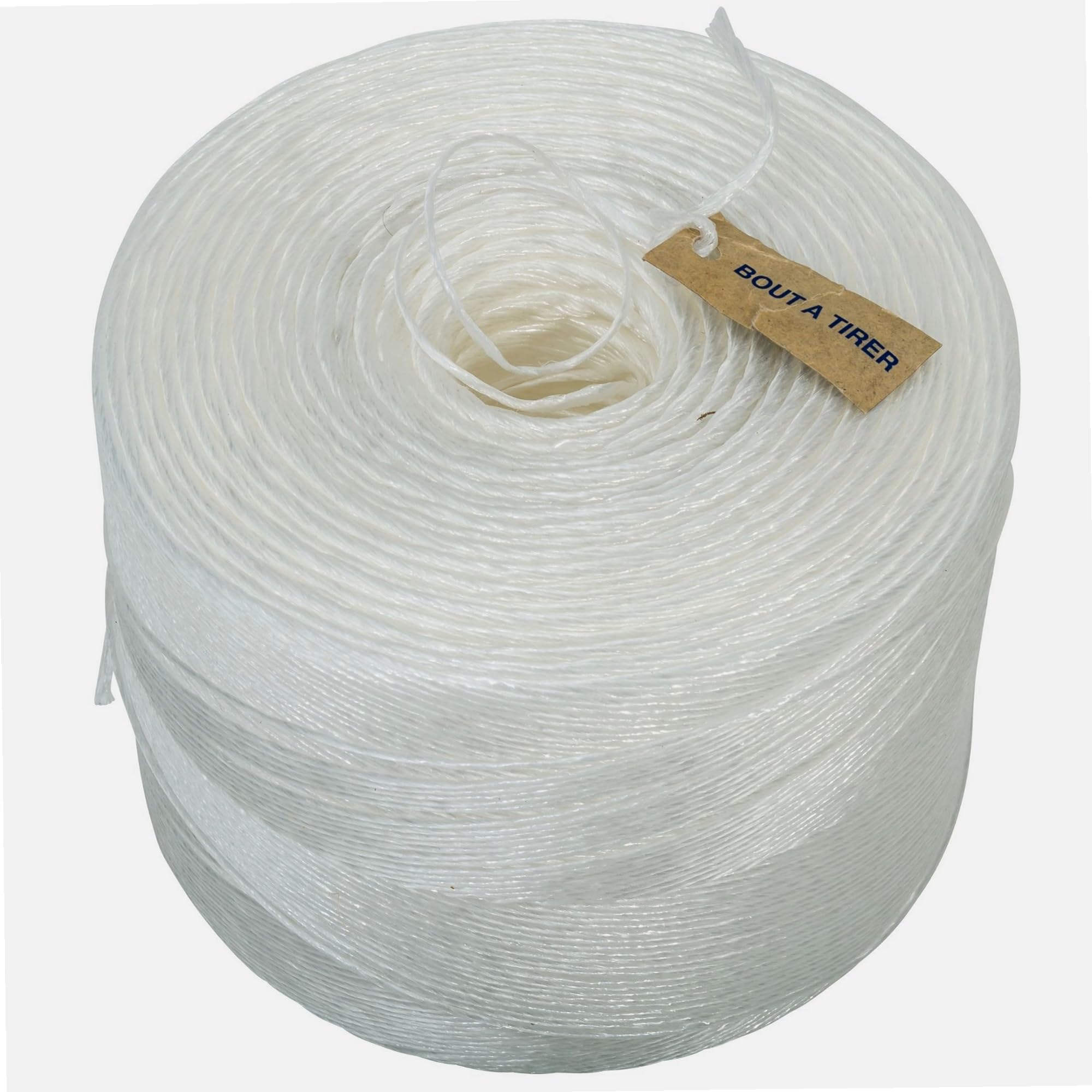 WERKA PRO Ficelle Horticole Blanche Bobine de 1700m - Polypropylène - Résistance 46kg - Traitement Anti-UV - Résistante aux Intempéries - Idéale pour Jardinage et Tuteurage - Code EAN 3700723405980