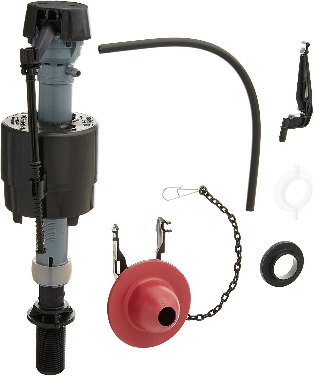Fluidmaster 400CR Universal Toilet Fill Flapper Repair Kit for 2-Inch Flush Valves, Multicolor