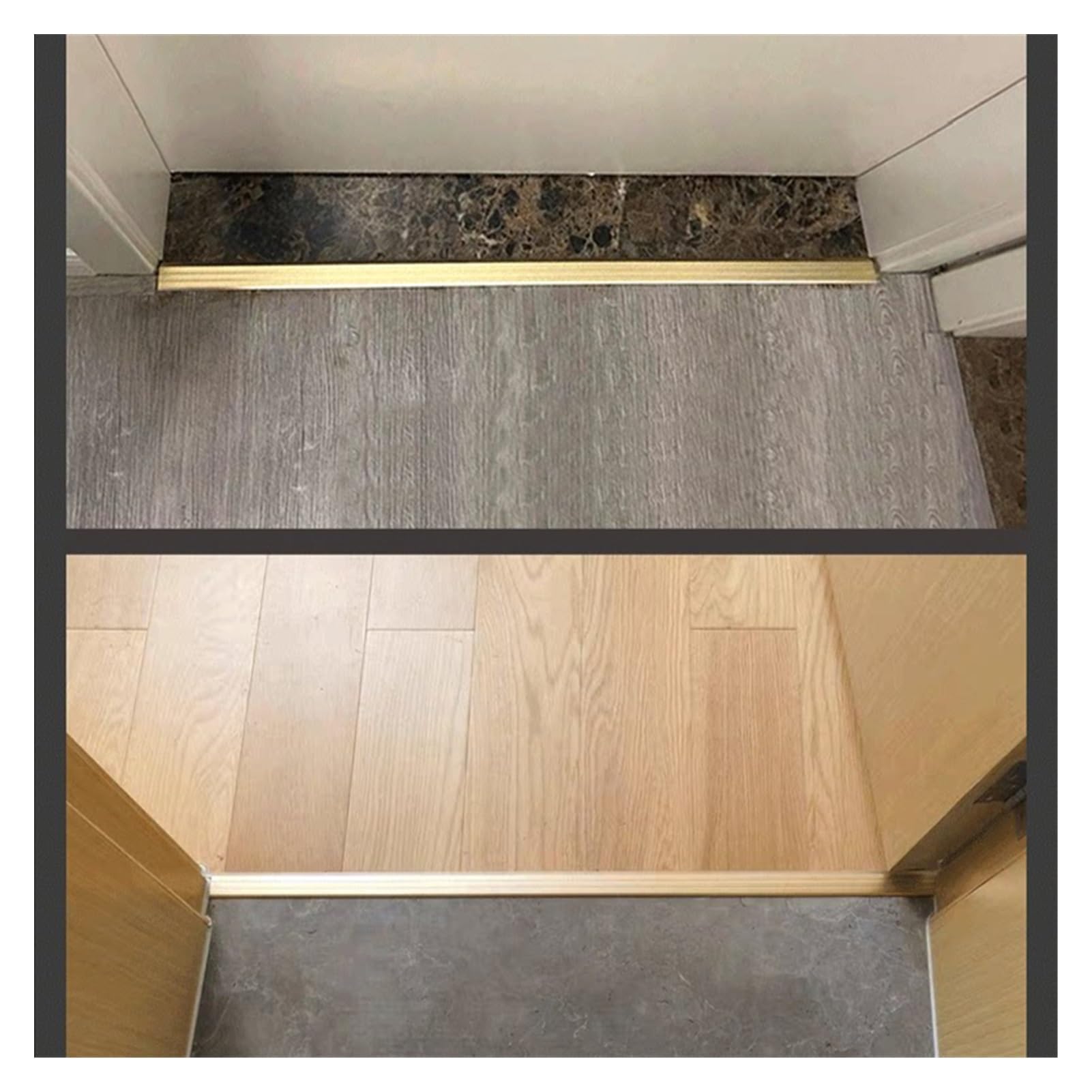 Aluminium Barre de Seuil Adhesive, Profilé de transition en métal