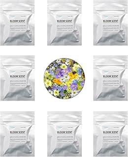 32pcs Bloom Scent Car Air Freshener Refill Pads,8 Pack Floral Fragrance Tablets for Car Air Freshener Vent Clips,1.7cm/0.7inches Diameters Car Scent Pads