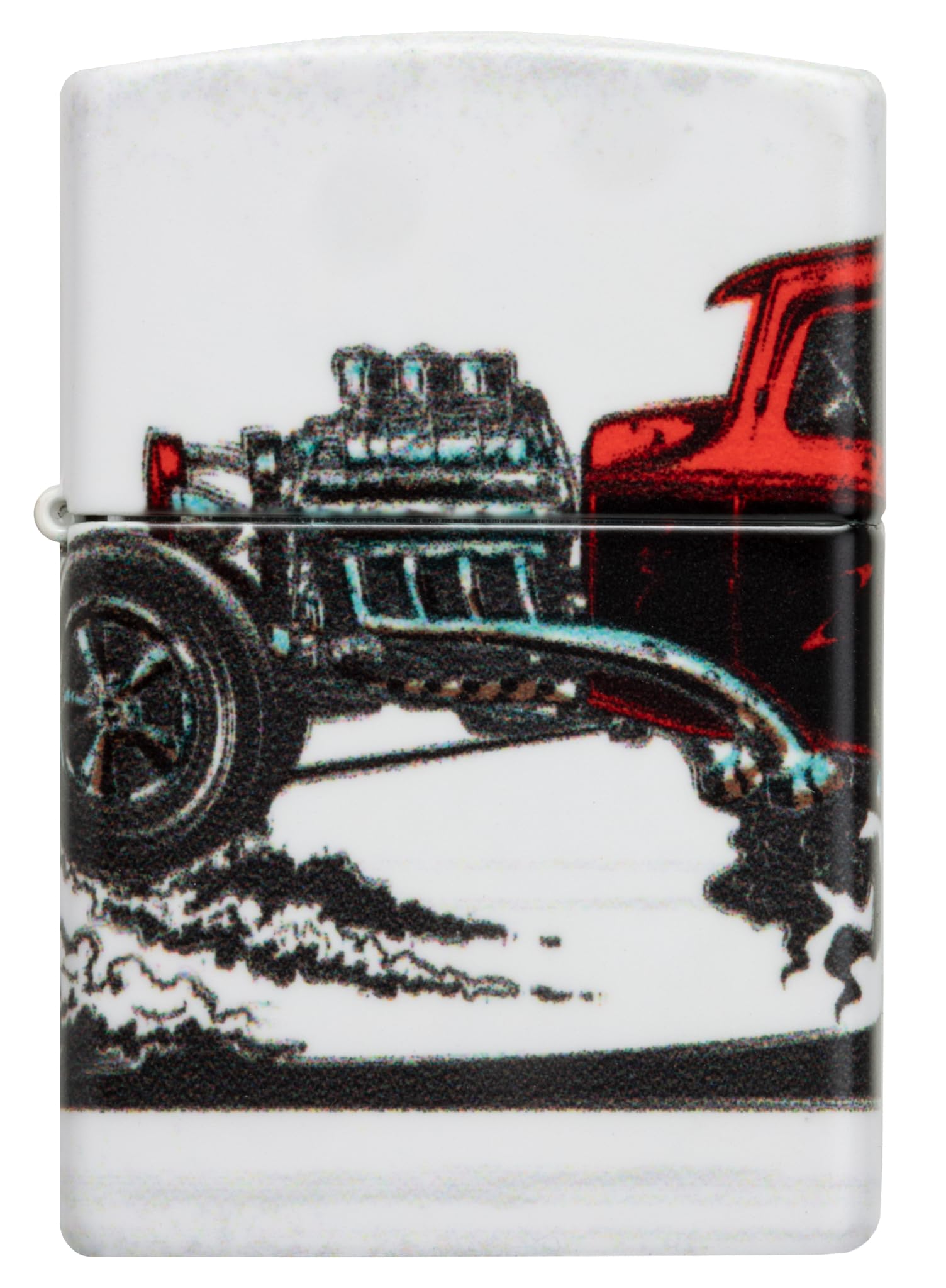 Zippo Sturmfeuerzeug - Hot Rod, 540°, Color Image - Nachfüllbar - Wiederverwendbar - Windfestes Design - Geschenkbox - Made in USA