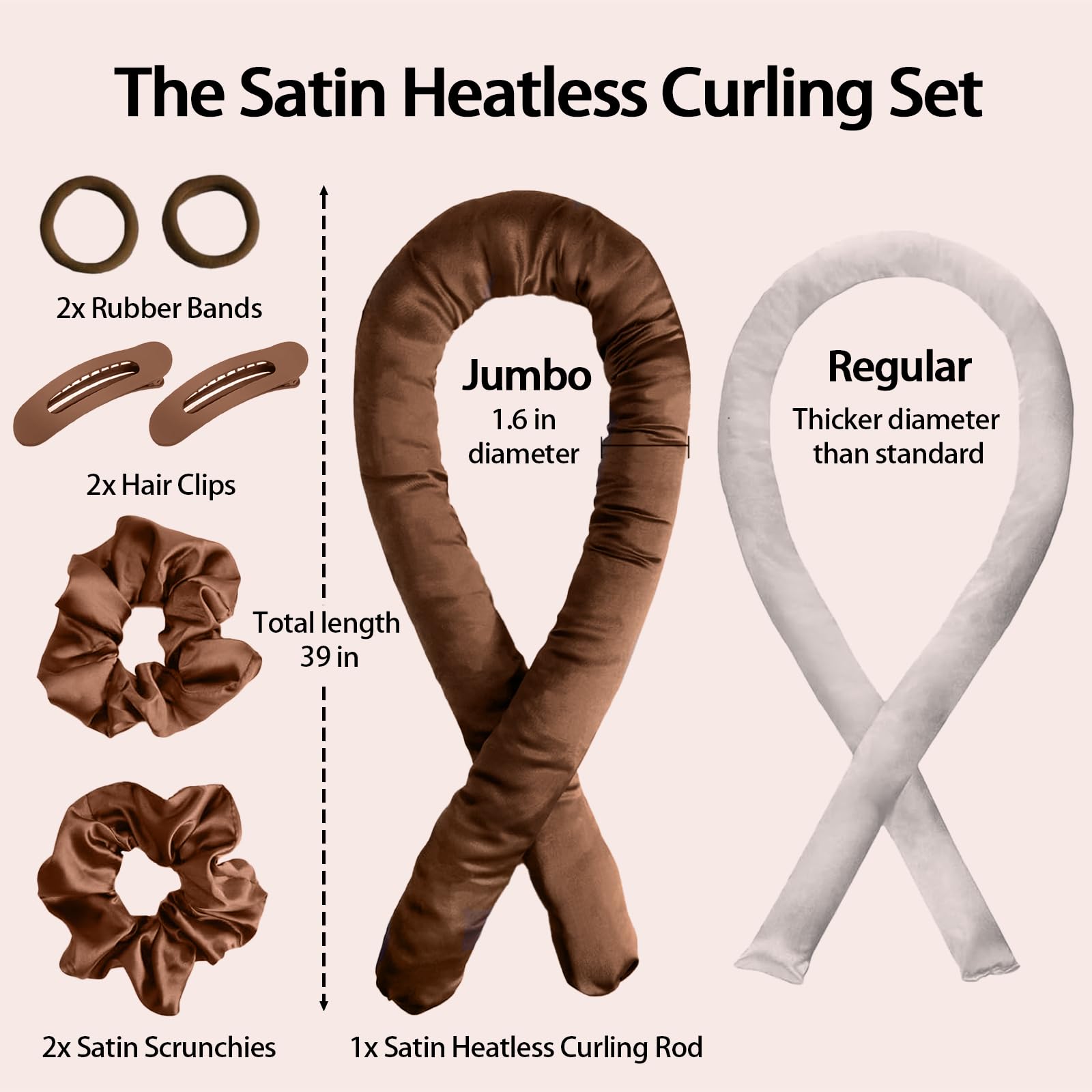 Heatless Curlers Set, VivaSmile Heatless Hair Curler to Sleep in - Image 4