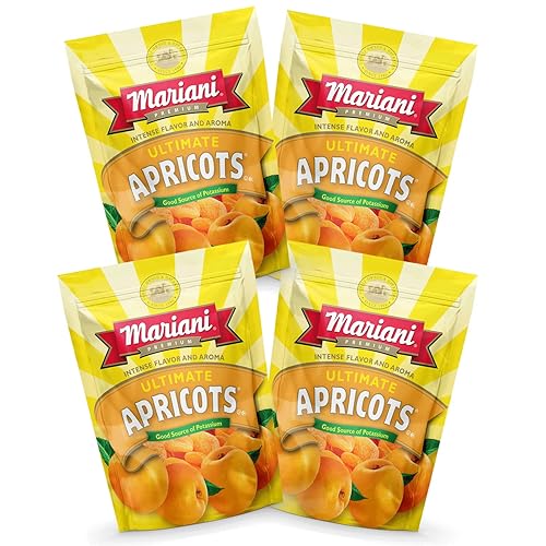 Mariani - Albaricoques secos definitivos Snacks saludables para niños y adultos Frutas secas Snacks veganos Snacks sin gluten Sin azúcar