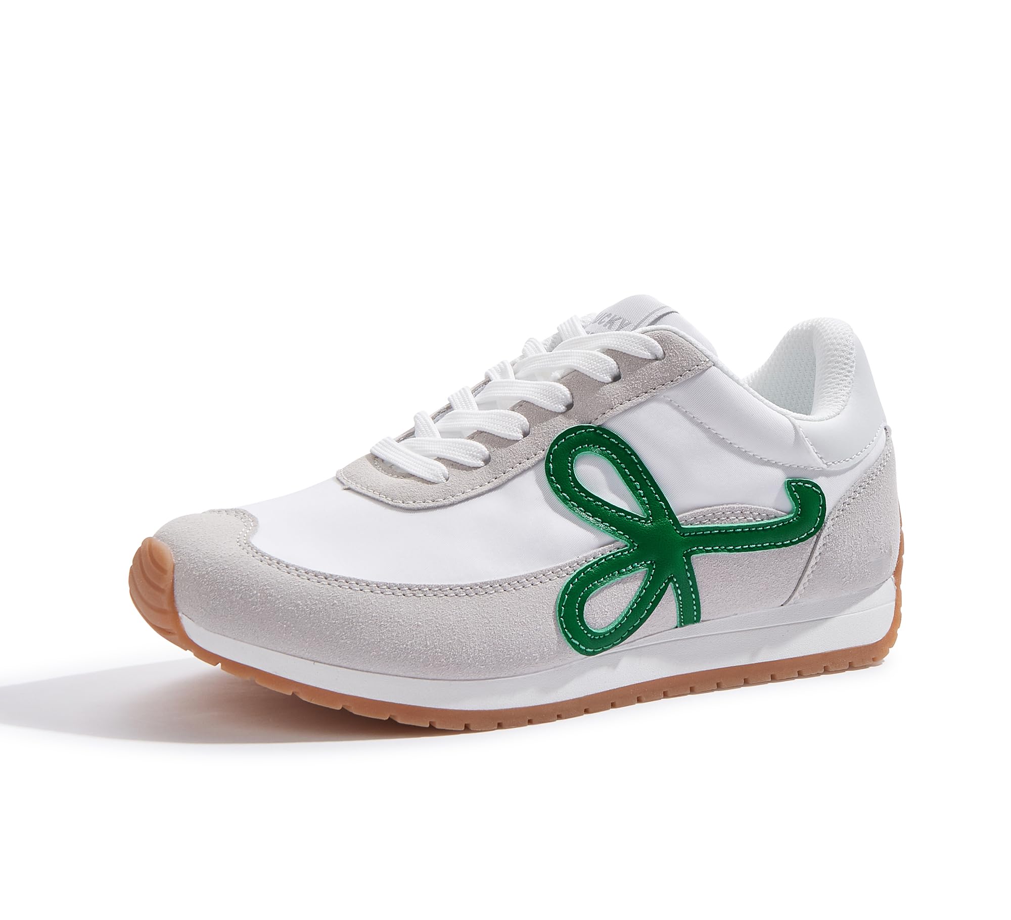 LUCKY STEP Women's Fashion Sneakers Trendy Stylish Low Top Classic Retro Casual Ladies Comfortable Running Walking Shoes