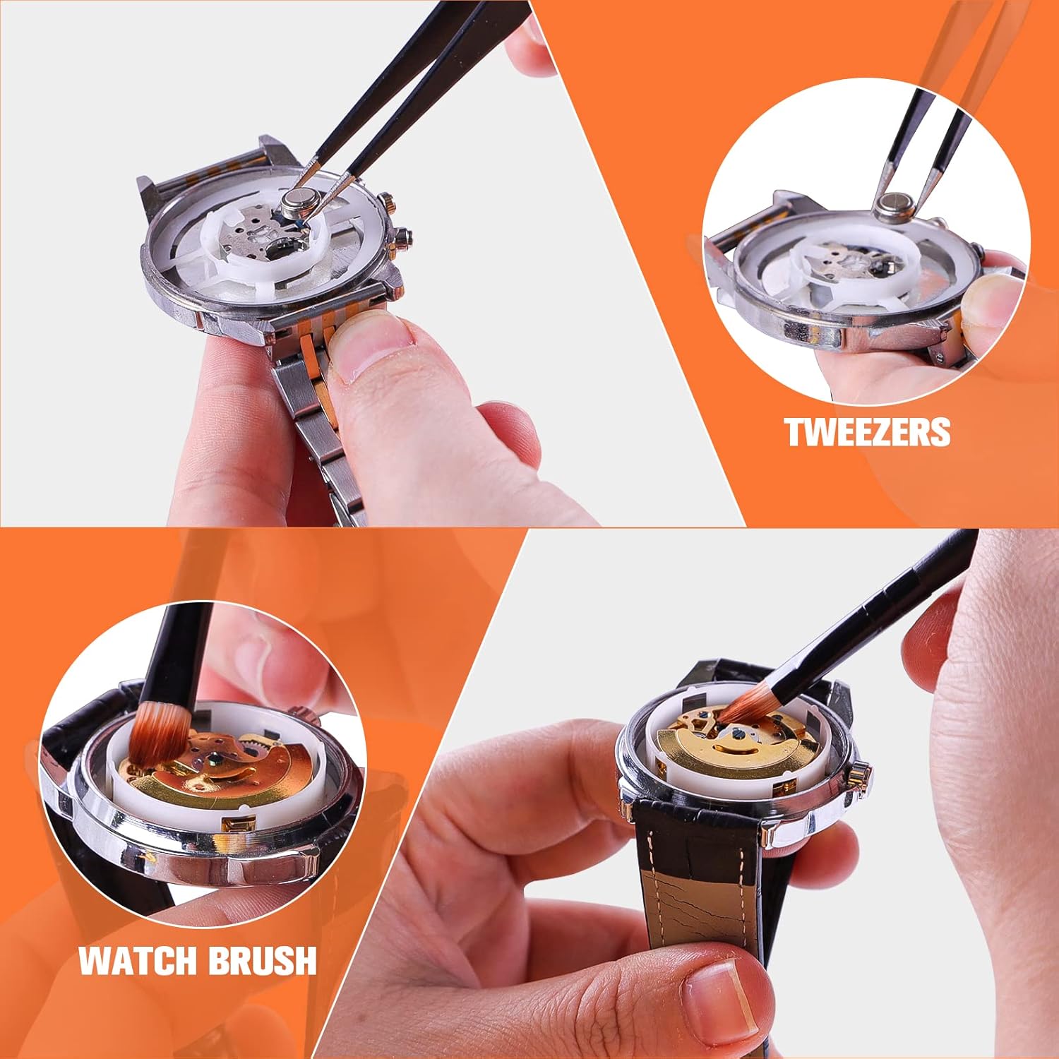 Watch Battery Replacement Tool Kit, BYNIIUR Watch Repair Kit Watch Opener Watch Wrench Back Remover Tool, Watch Battery Changing Kit Watch Repair Tools & Kits, Watch Case Opener Watch Back Opener Tool : Clothing, Shoes & Jewelry