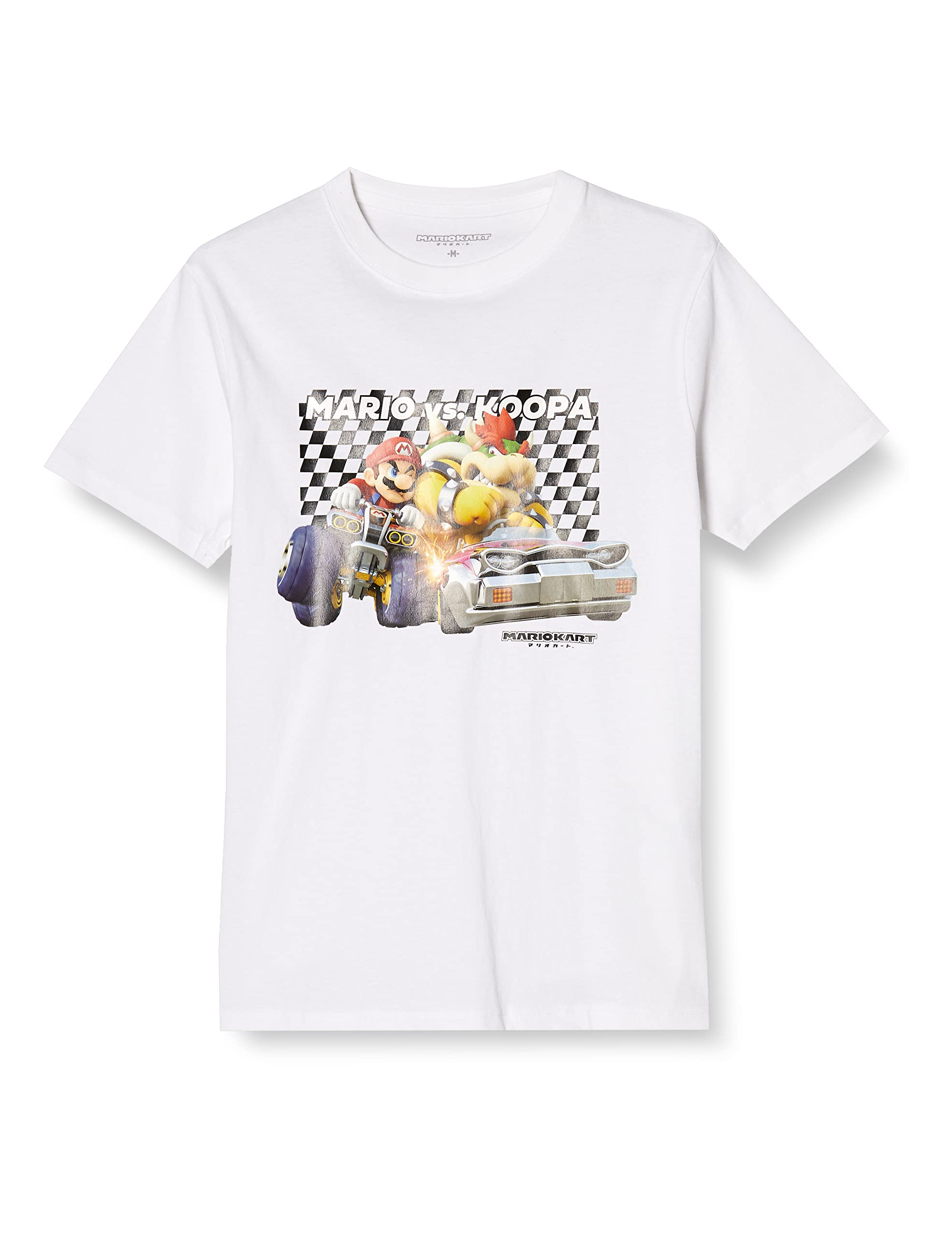 Amazon | Tシャツ 半袖 マリオ VS クッパ レース コットン グッズ | T 