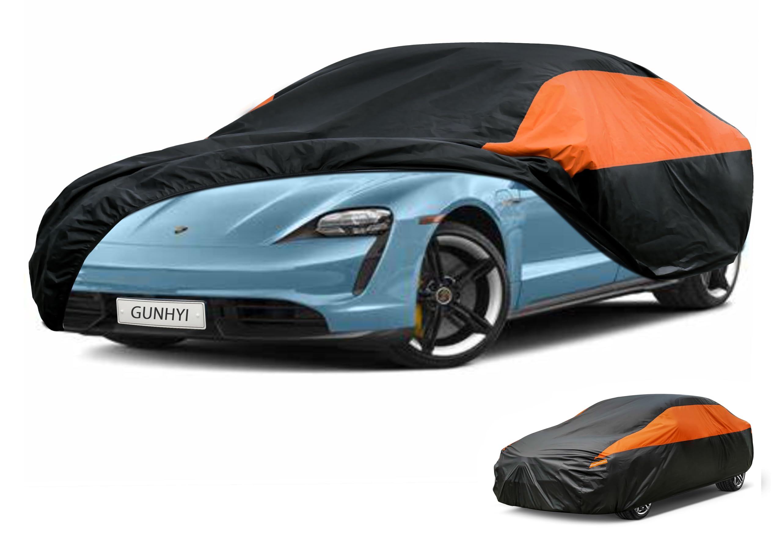 GUNHYI Waterproof Lightweight Sedan Full Car Cover Custom Fit Taycan