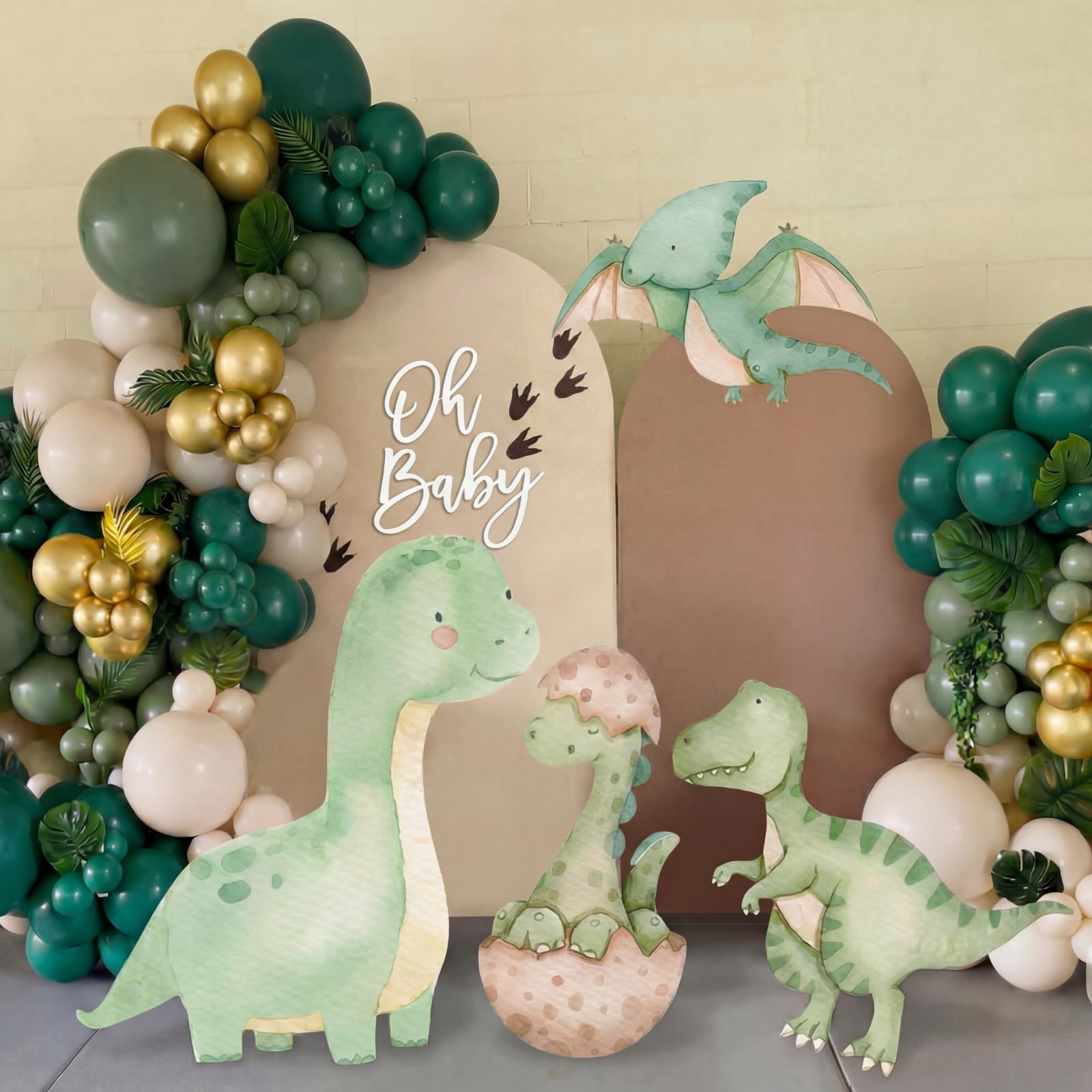 Photo 1 of BrightRow 4 Pcs Large Dinosaur Cardboard Cutouts