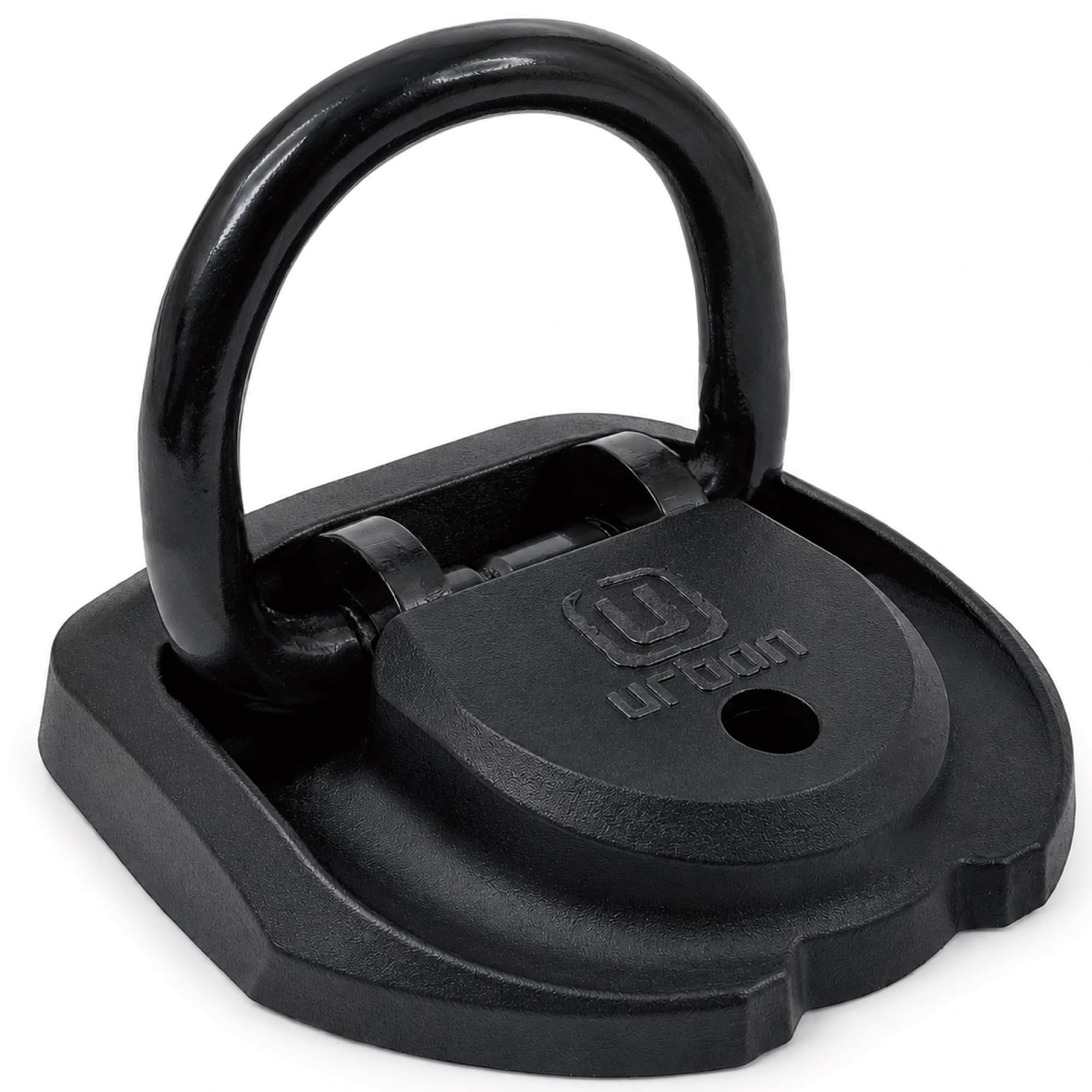 urban UR55 Anclaje Suelo Moto Alta Seguridad Testado, Anilla ø14 Abatible Acero Endurecido, 4 Pernos Expansion, Antirrobo Fijación Pared Cadena Garaje Remolque Parking Motocicleta Scooter Bicicleta