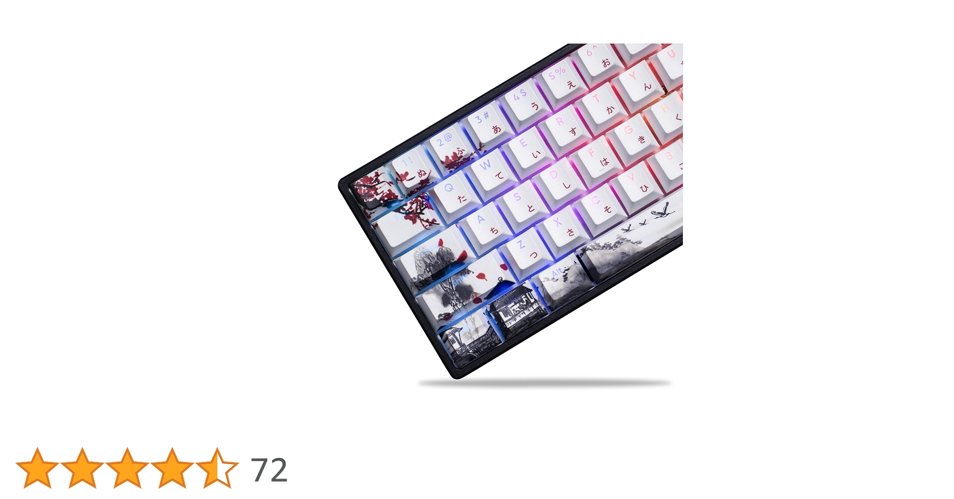 SIAM SHADE X 〜The Perfect Collection〜 XVX Side Print Keycaps, Shine Through Double Shot PBT