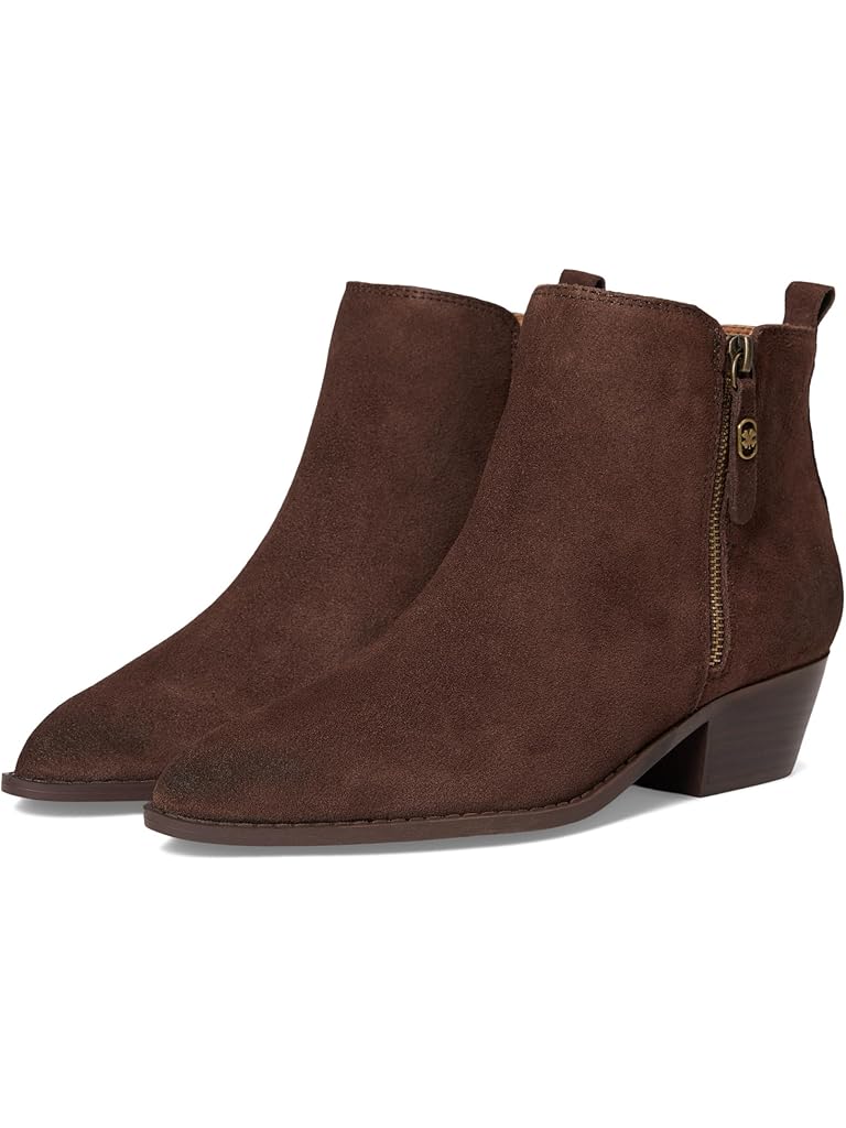 Brown Lucky Brand Ailein Ankle Bootie