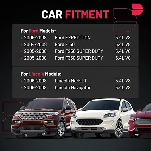 Miniatura 2 de BDFHYK Paquete de bobinas de encendido DG511 compatible con Ford F150 F250 F350 Truck 2004-2008 Ford Expedition 2007 Lincoln Navigator Ford Coil