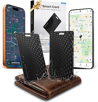 2026 Wallet Tracker Pro 2 Pack, Bluetooth Tracking Card for iOS and Android