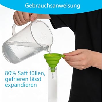 100 x BPA Free Ice Pop Mould Bags with Funnel