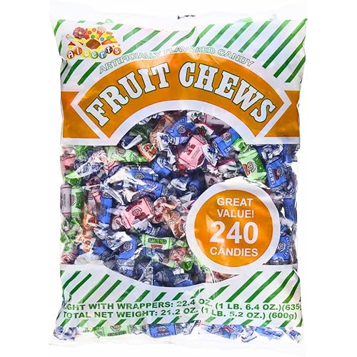 Albert's Fruit Chews - Assorted Flavors (240 Candies)