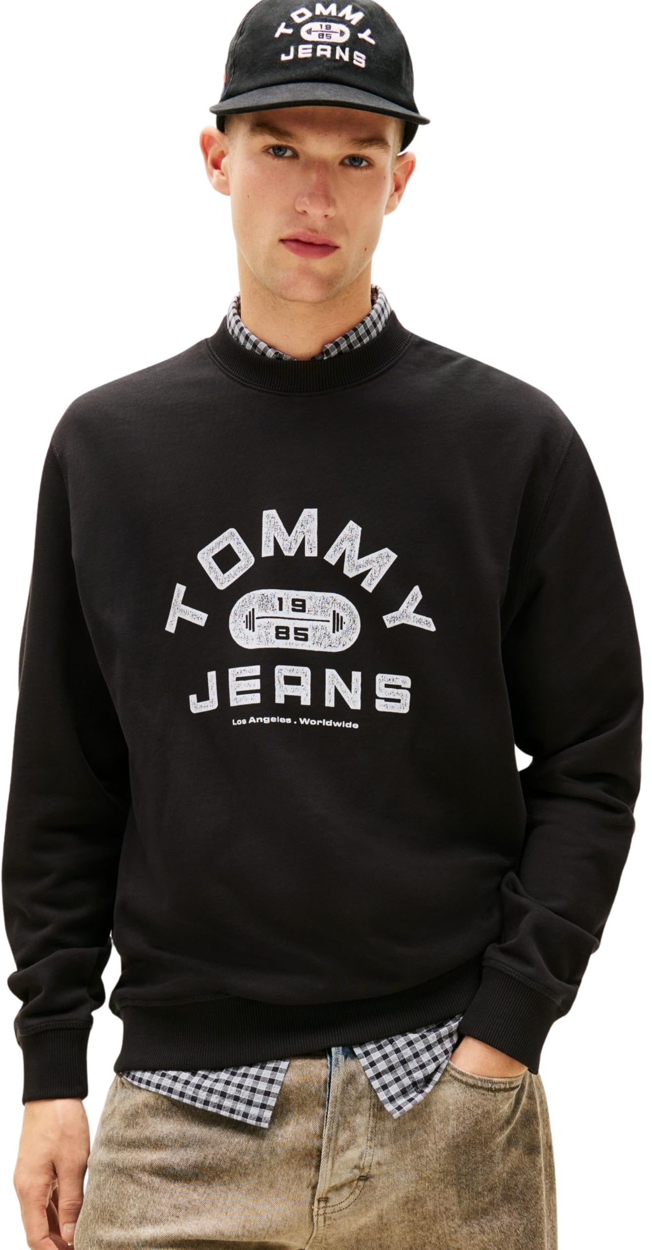 Tommy Jeans TJM REG ENTRY GYM CREW EXT Sweatshirt Erkek