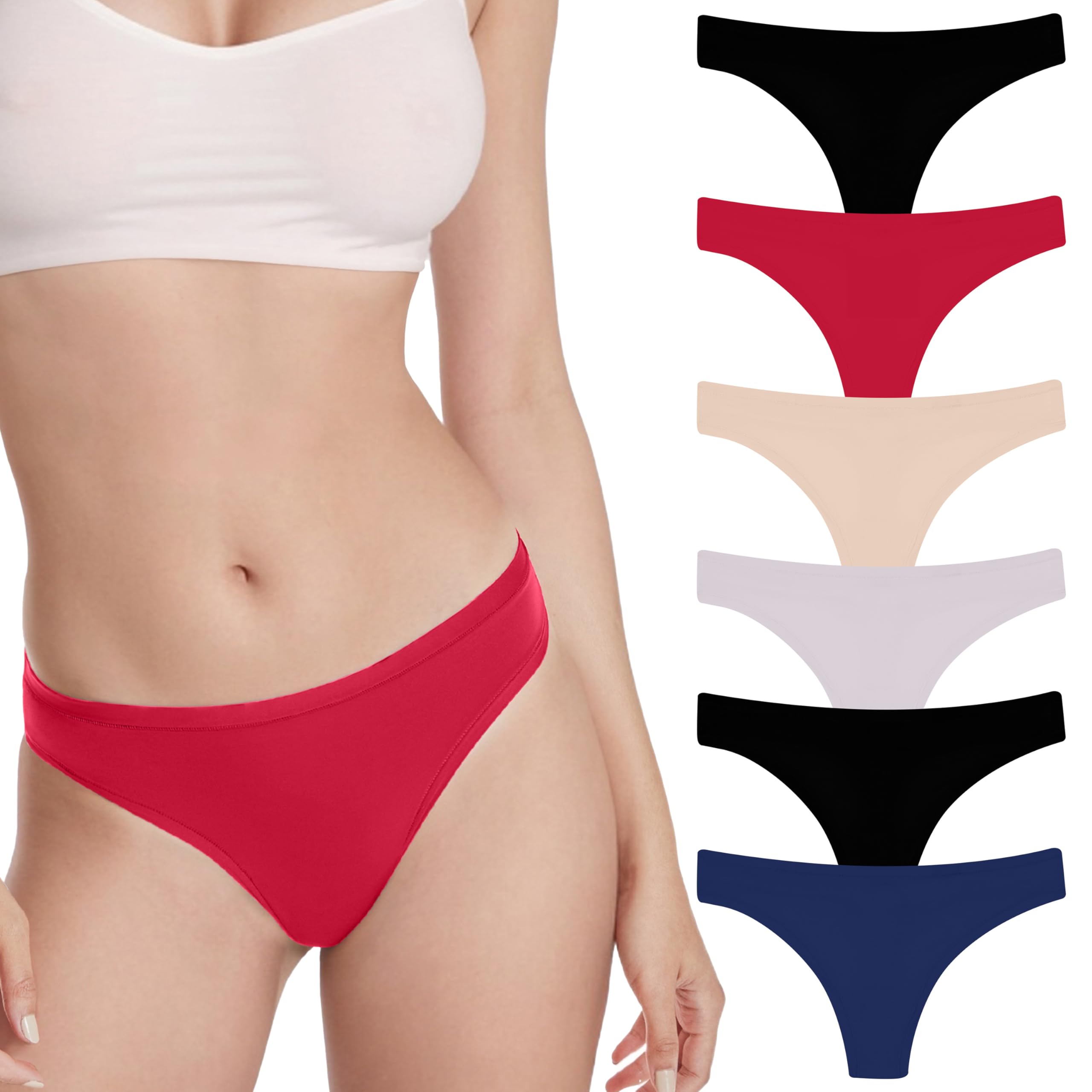 Thongs Etc Women's Thongs (Pack of 6)-image-45