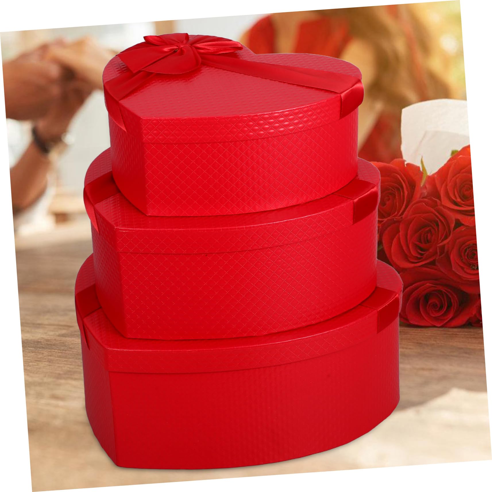 COLLBATH Herzförmige Geschenkboxen Aus Papier Zarte Verpackungsboxen Dekorative Geschenkboxen Für Festival-zubehör