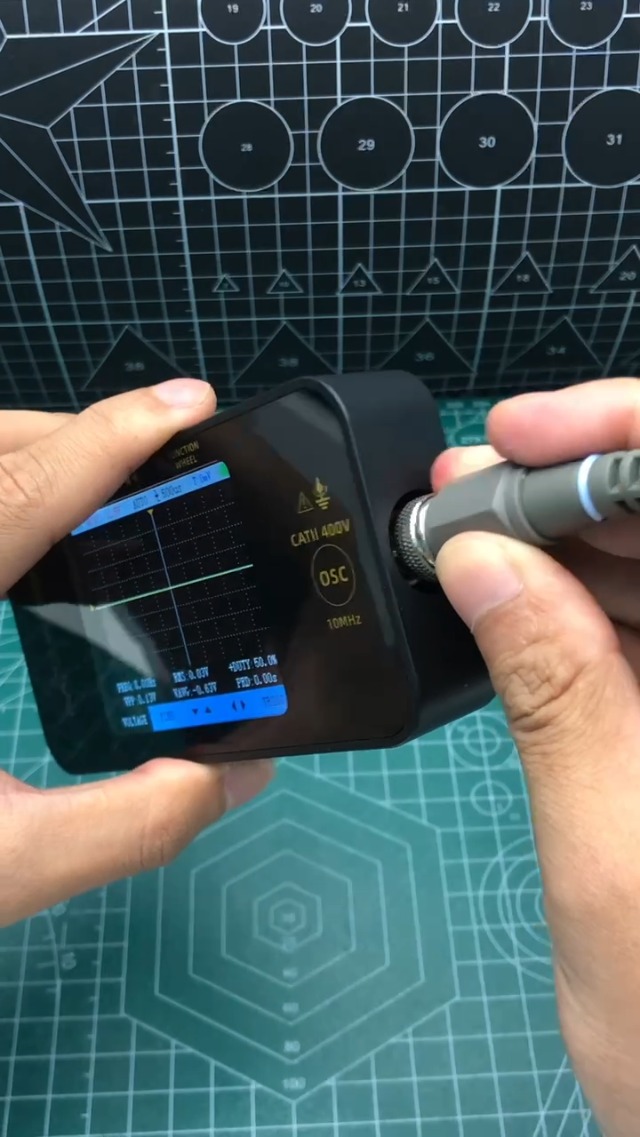 BSIDE Handheld digital mini oscilloscope 10MHz bandwidth 48 MSa/s
