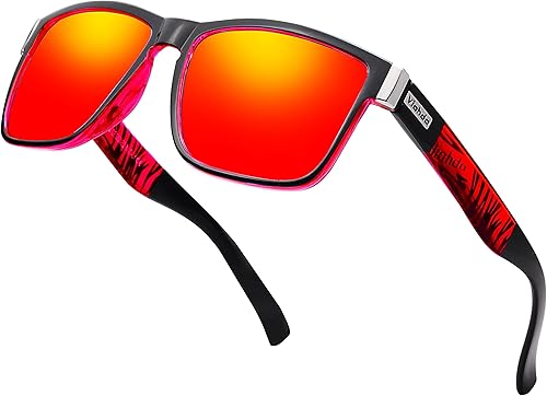 VIAHDA Gafas de sol deportivas polarizadas para hombre, ciclismo, correr, pesca, golf, gafas de sol de moda para mujer, HD6009