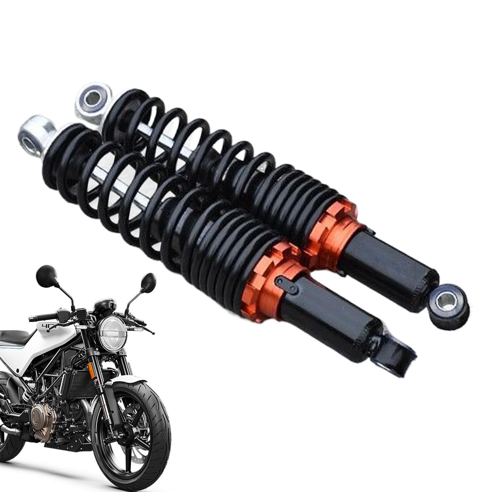 Motorrad-Stoßdämpfer | verstärkte Federung | schwer 25 27 31 cm Federdämpfer | für die meisten Motorräder / Motorroller / Ersatzteile, lange Reise, Komfort