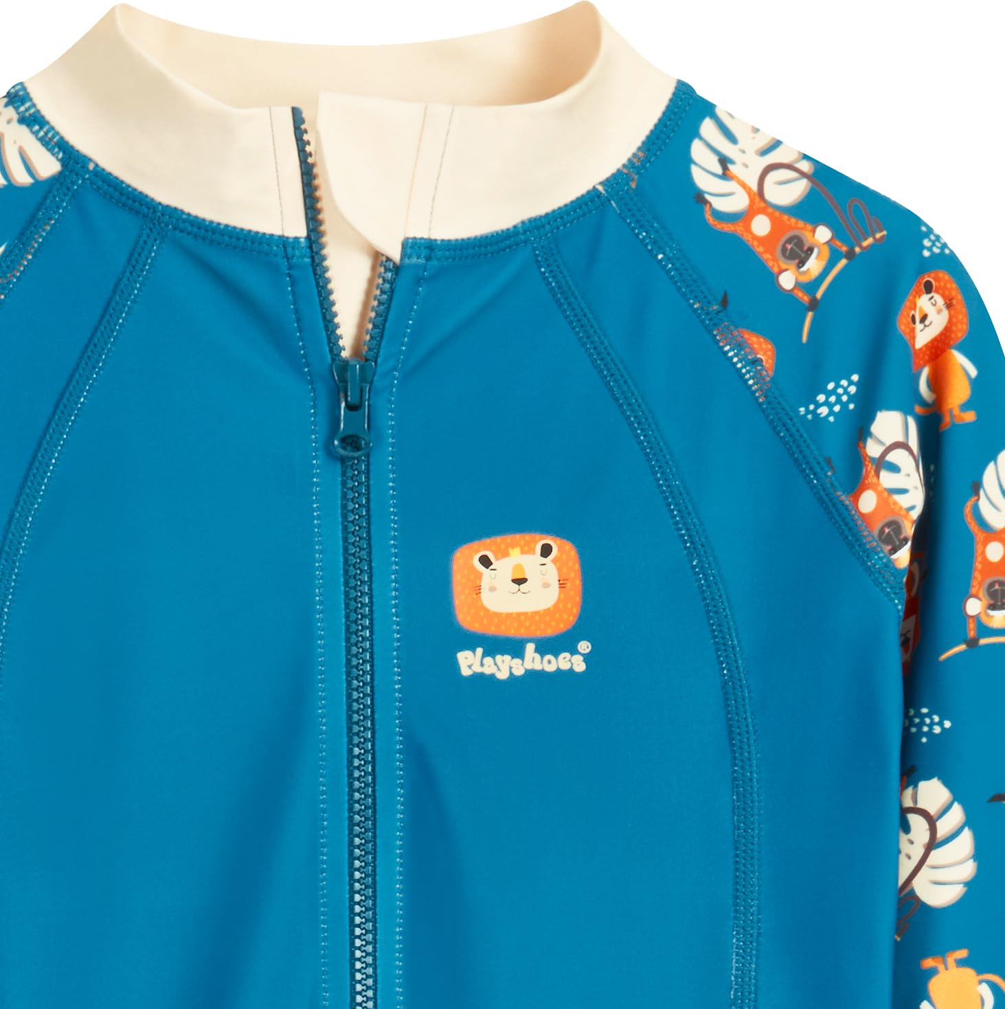 Playshoes Unisex Kinder Schwimmanzug mit Langen Ärmeln + Mütze Sonnenanzug (2er Pack)