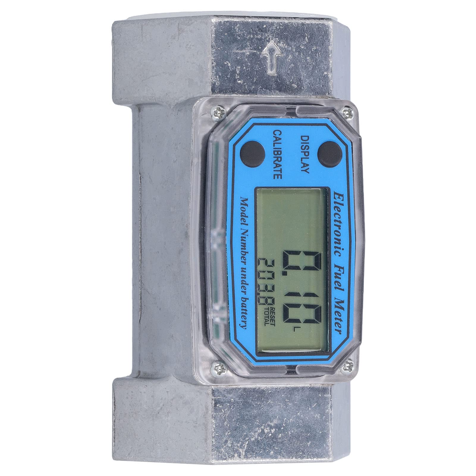 Generic Medidor de Flujo de Turbina Diseño Modular Medidor de Flujo de Gasóleo y Digital Electrónico 2 Pulgadas Fácil de Reemplazar para Automatización Industrial LLW‑50