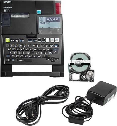 Miniatura 2 de LABELWORKS Epson Music Department Assistant Bundle - LW-PX750 Kit de etiquetadora industrial - Kit completo con accesorios y cartucho de cinta