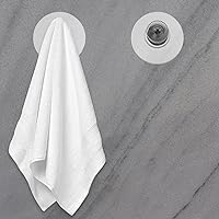 Vista 7 de Zerodeko Ganchos de succión de plástico resistentes, 10 ventosas de vidrio con tornillos, ganchos multiusos de PVC para cocina, baño, decoración