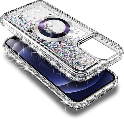 Miniatura 6 de Funda magnética diseñada para iPhone 11 compatible con MagSafe, protector de pantalla de vidrio templado, protector de lente de cámara, correa de