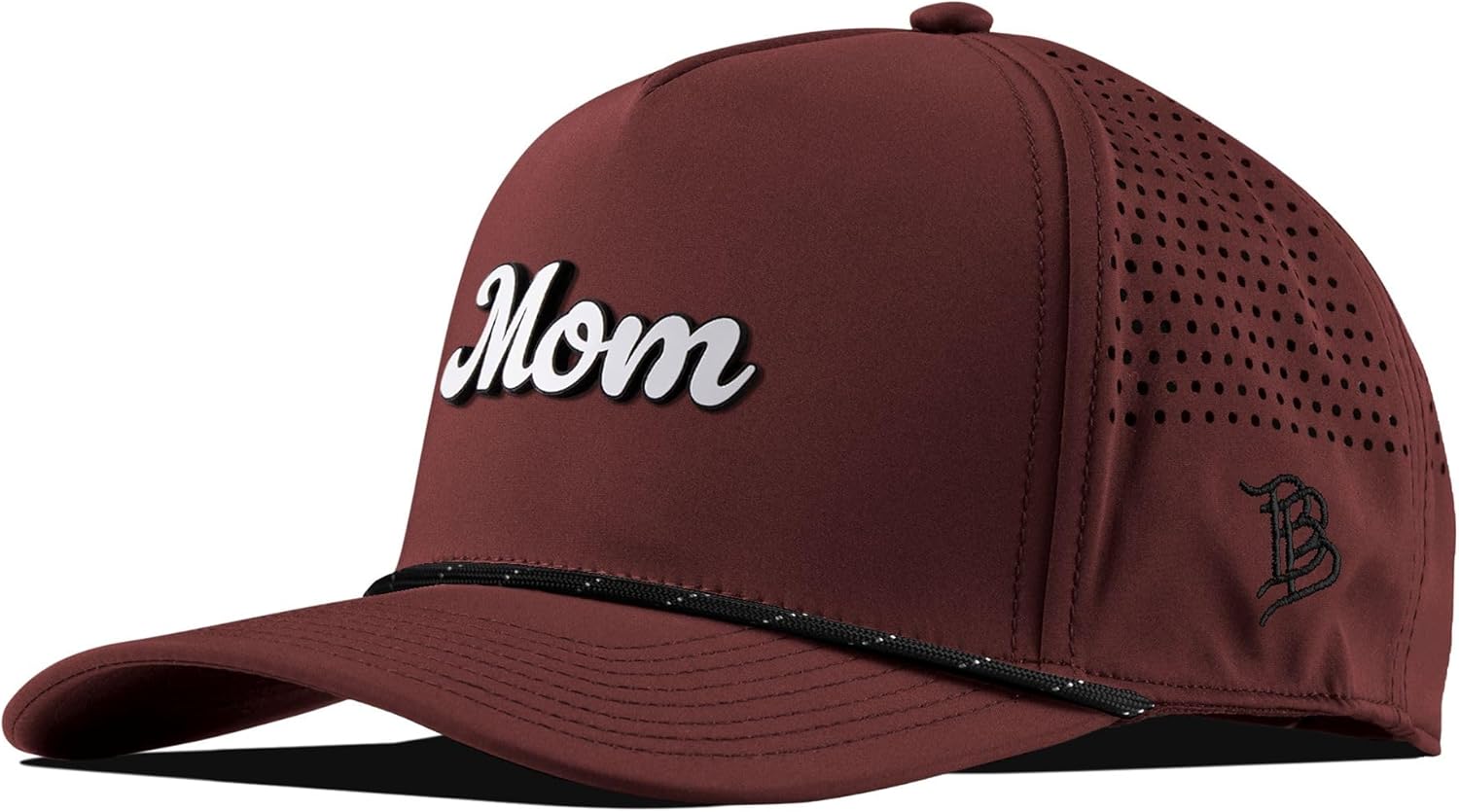Branded Bills Mom Script Curved 5 Panel Hat for Women | Baseball Cap