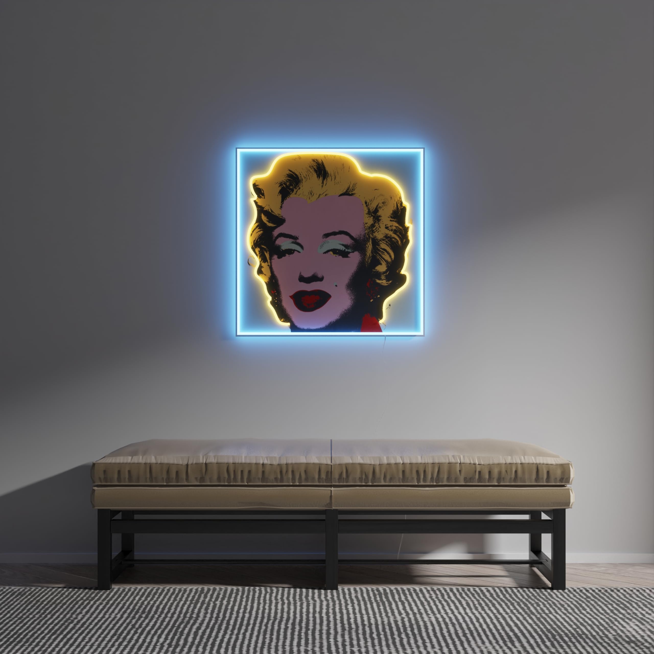 YELLOWPOP Neon Signs, Andy Warhol Marilyn Monroe (Large), Neon