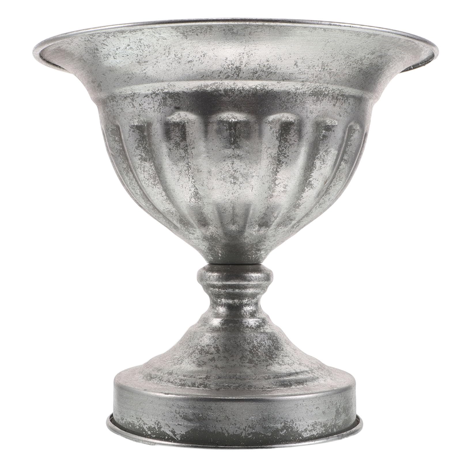 Vase urne ancien polyvalent en métal argenté de qualité supérieure