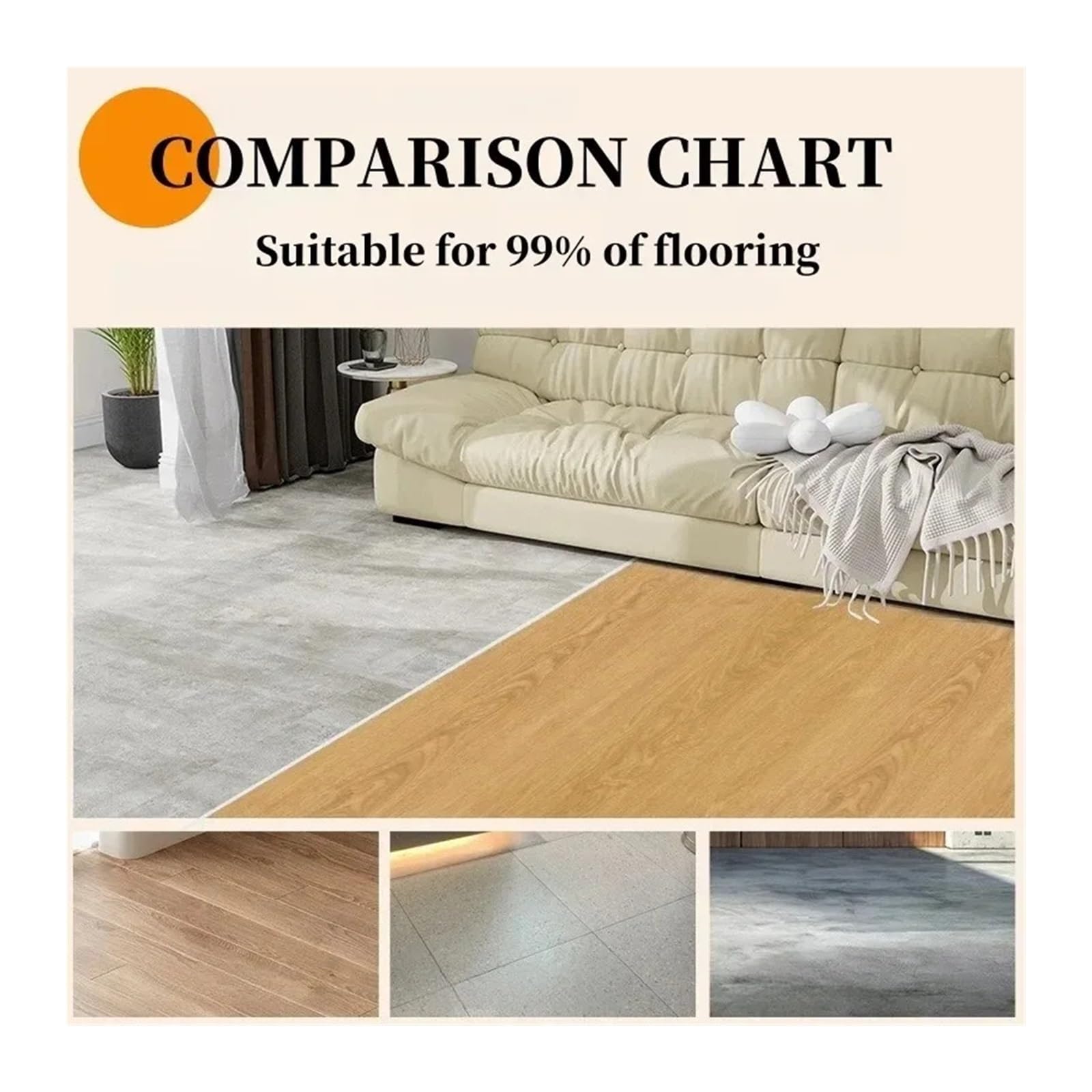 Piastrelle Adesive Pavimento 1 adesivo for pavimenti con texture di venature del legno