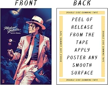 Michael Jackson Poster For Home Room Wall Decor Easy Peel And
