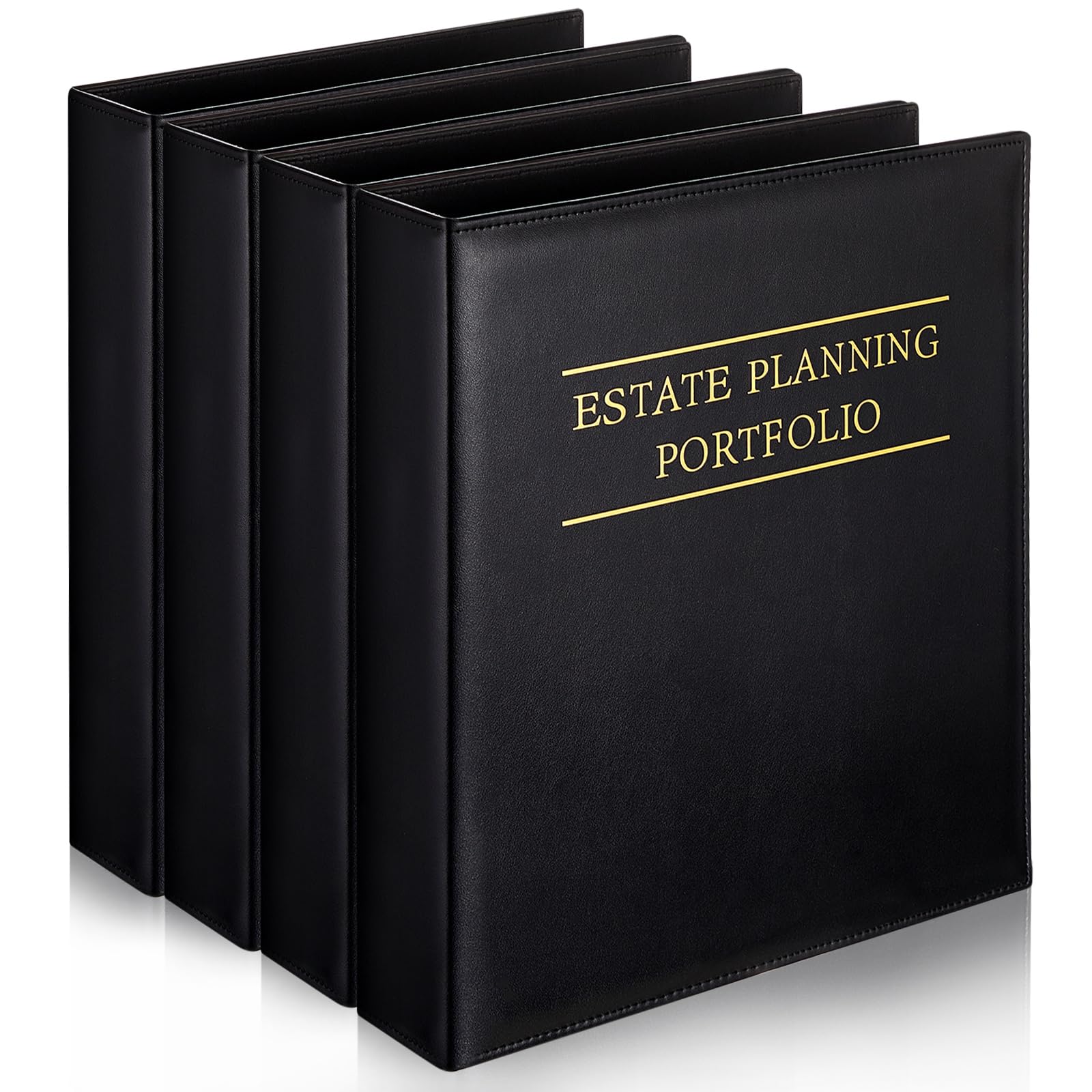 Estate Planning Portfolio Binder with Tabs and Slipcase – Organizer for Wills, Trusts, Legal Documents & Financial Records – Durable 3 Ring Binder with Section Dividers for Easy Estate Organization