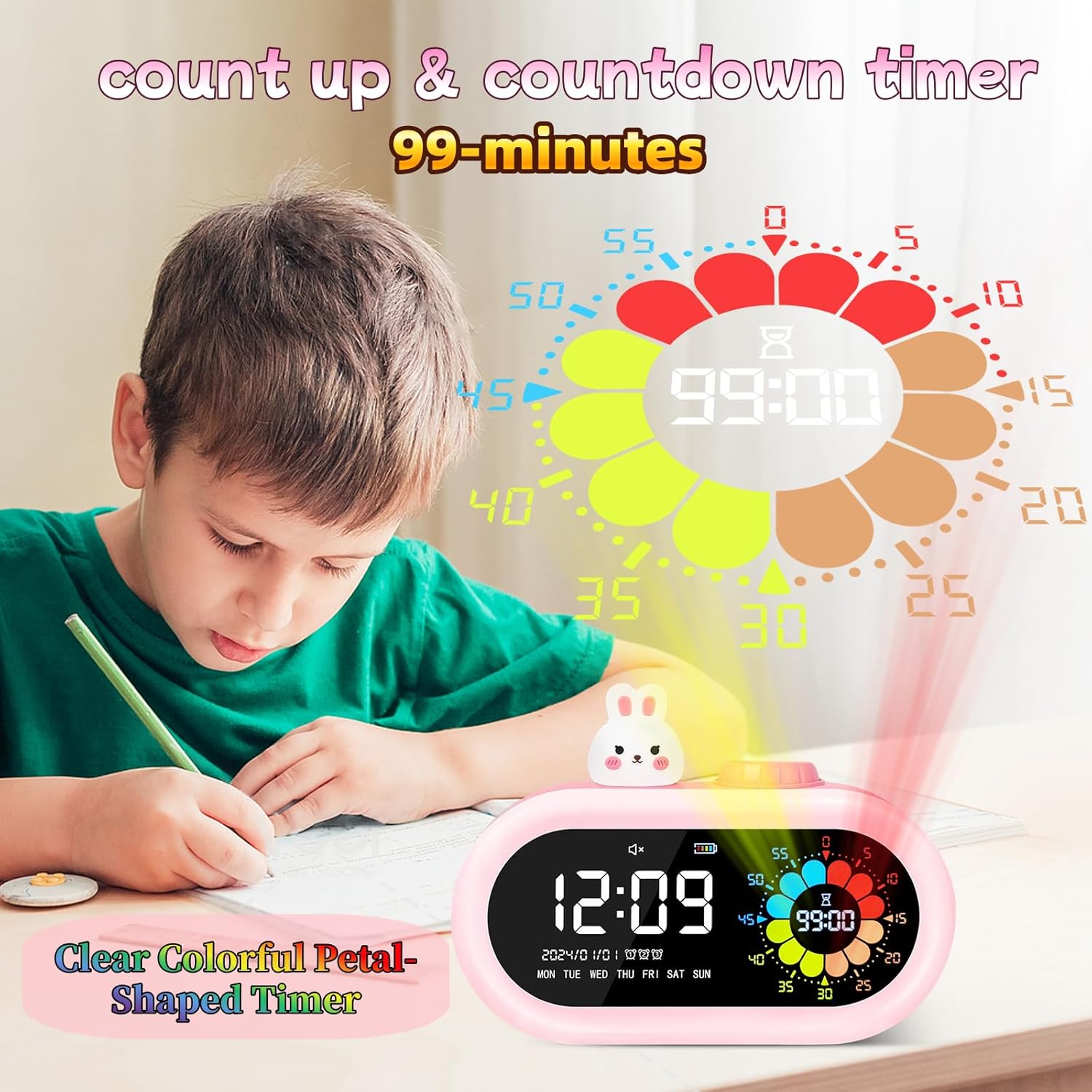 Time-Saving Fun: The Ultimate Pink Countdown Timer for Kids and Travel!